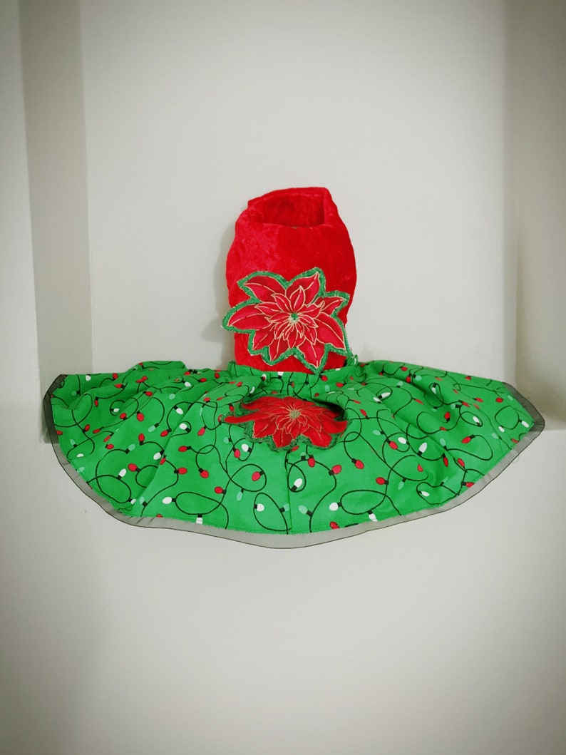 Dog Christmas Dress XS