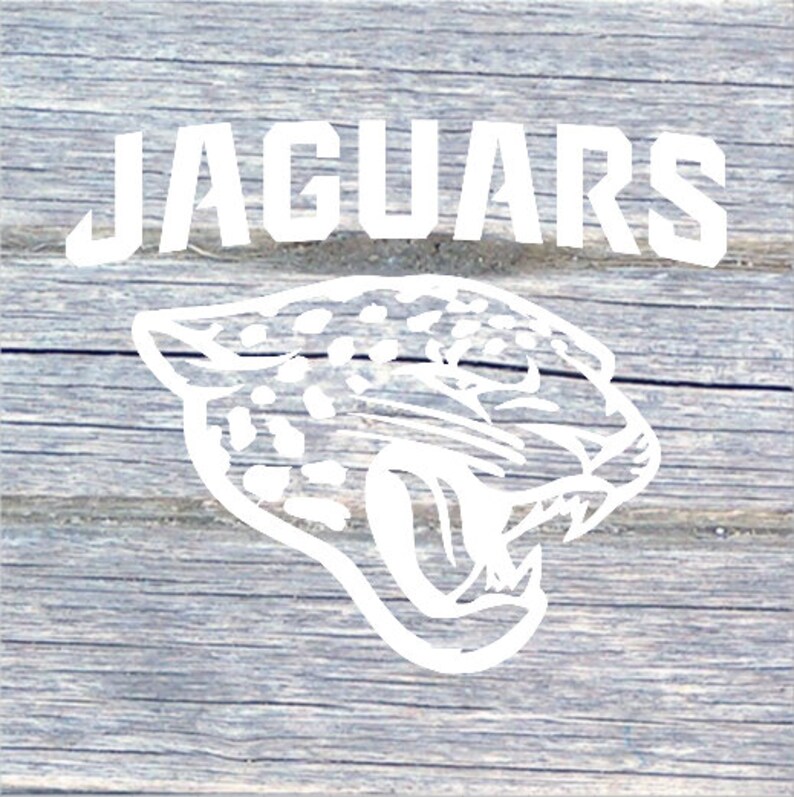 Jacksonville Jaguars Vinyl Decal Only various Sizes Etsy