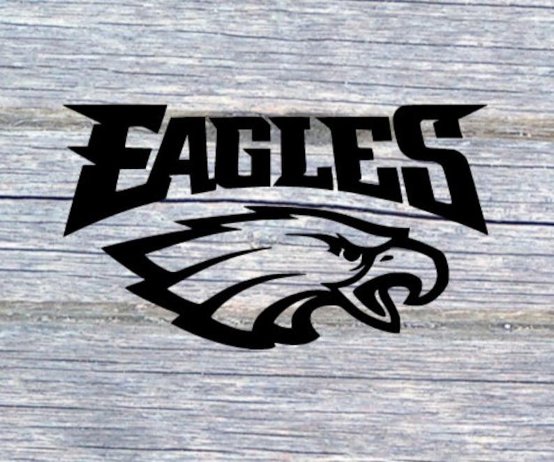 Philadelphia Eagles Vinyl Decal Only Various Sizes Etsy