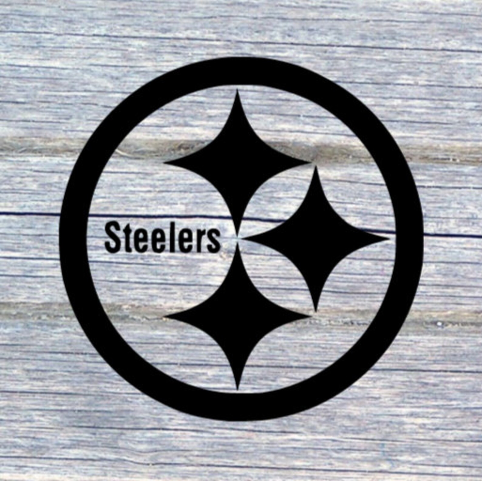Pittsburgh Steelers Vinyl Decal Only Various Sizes Etsy