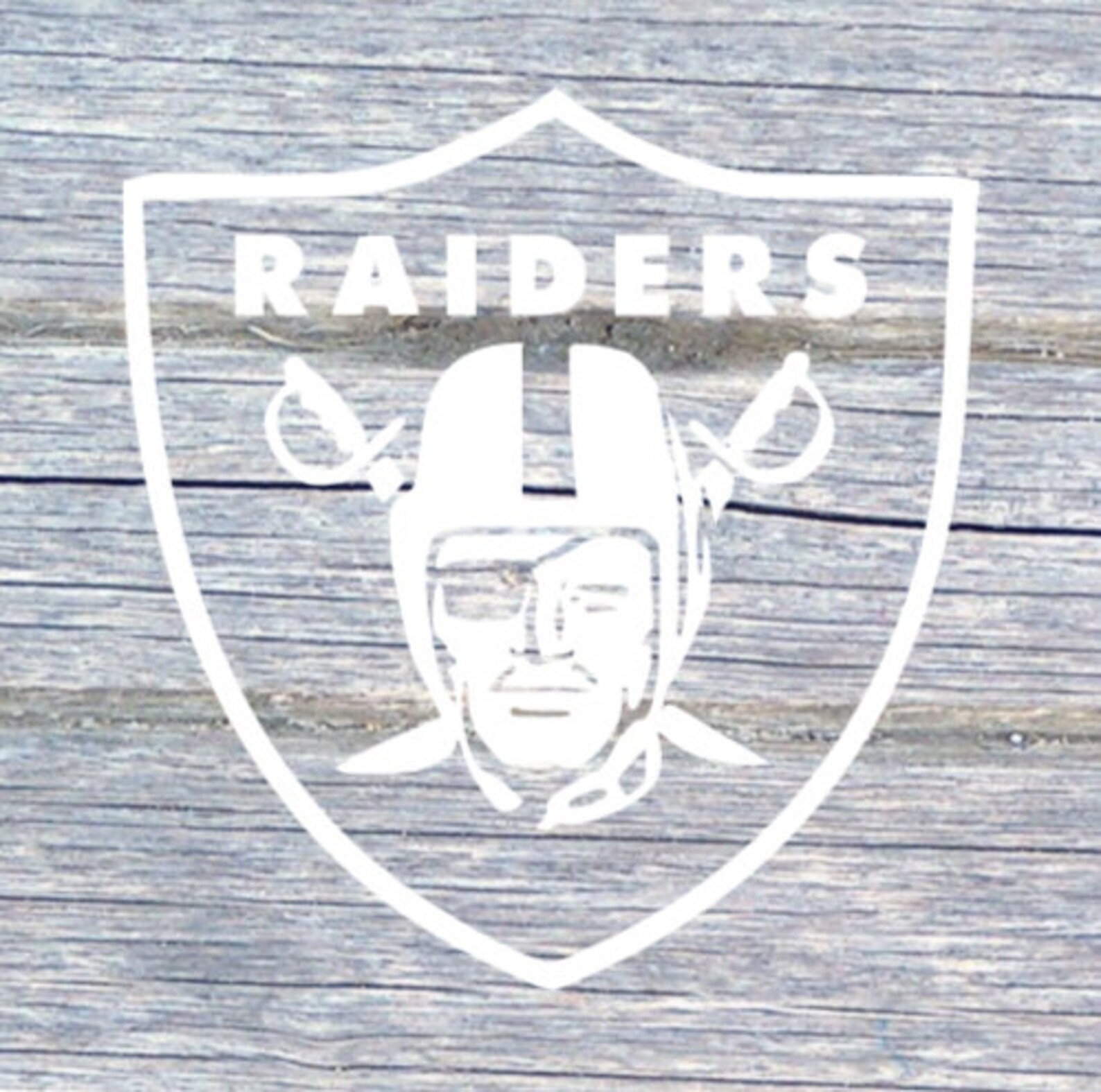 Las Vegas Raiders Vinyl Decal Only Various Sizes Etsy