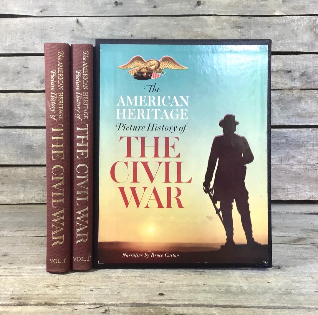 1960 Civil War Pictoral History by American Heritage 2 Vol Set W ...
