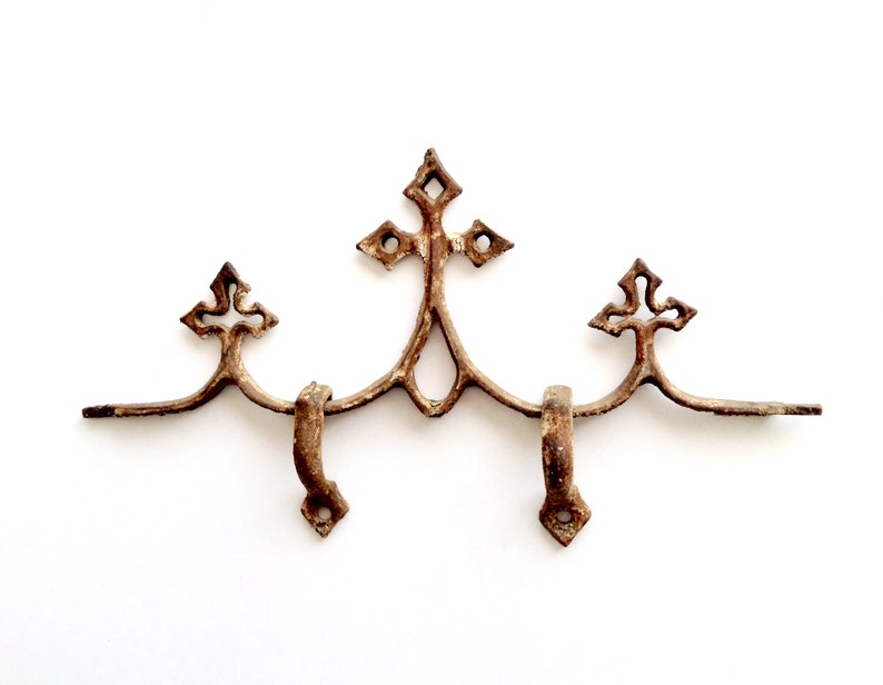 Salvage Iron Trim Piece Metal Pediment Decorative Trim Etsy