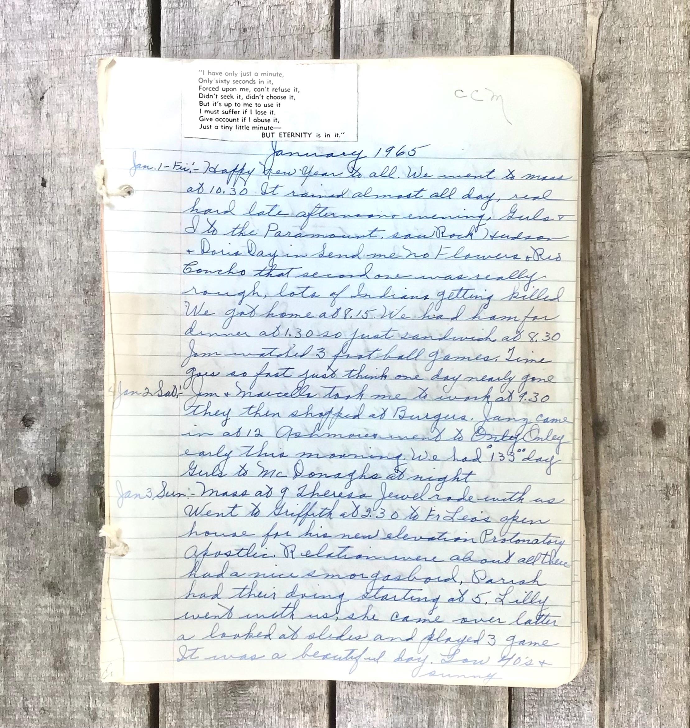 1960s Diary - Etsy