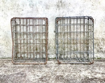 1967, Vintage Garden State Farms Milk Crate, Wire Milk Crate