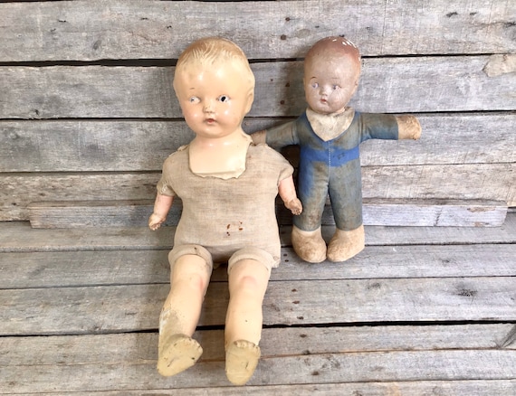 TRÈS BELLE POUPÉE ancienne tout en bois EUR 170,00 - PicClick FR