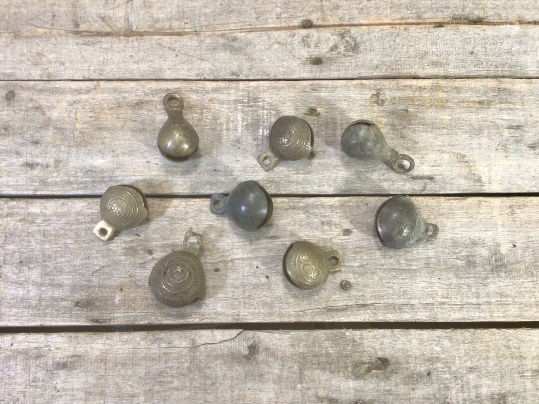 Bell Collection Vintage Bell Collection 8 Small Metal Bells - Etsy