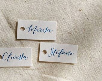 Segnaposto  matrimonio -segnaposti- tag -segnaposto calligrafici-scritti a mano-