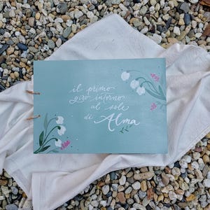 Album primo anno/ album fotografico personalizzabile/ il mio primo anno/ il mio primo giro intorno al sole/ un anno