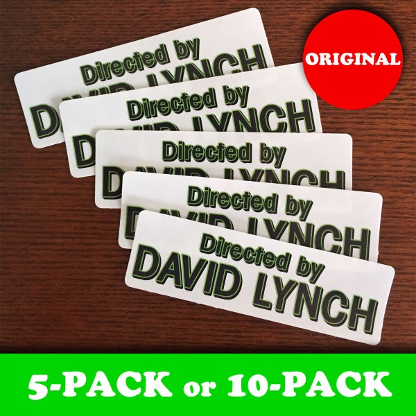 Directed by David Lynch Stickers (Original)