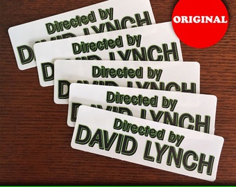 Directed by David Lynch Stickers (Original)