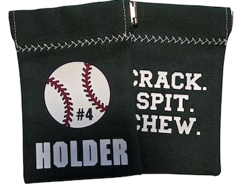 Saco de sementes para time de beisebol - Saco de sementes - Presente para time de beisebol - Presente personalizado de beisebol - Bolsa de sementes - Porta-moedas - Aniversário - Presente para time