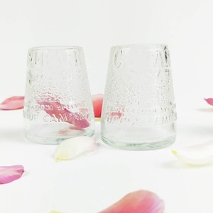 Campari Soda glass, bitter glass, coffee glass. recycled bottle glass, planet friendly. home decor, gift idea