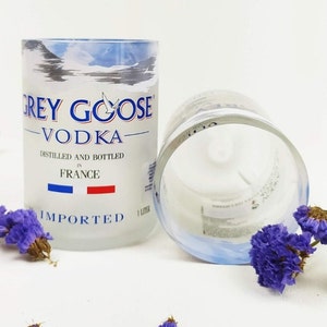 Set of 2 Grey Goose  drinking glasses kitchen glasses, Grey Goose , Bottle,Design glasses, vodka, Grey Goose, gift idea, christmas