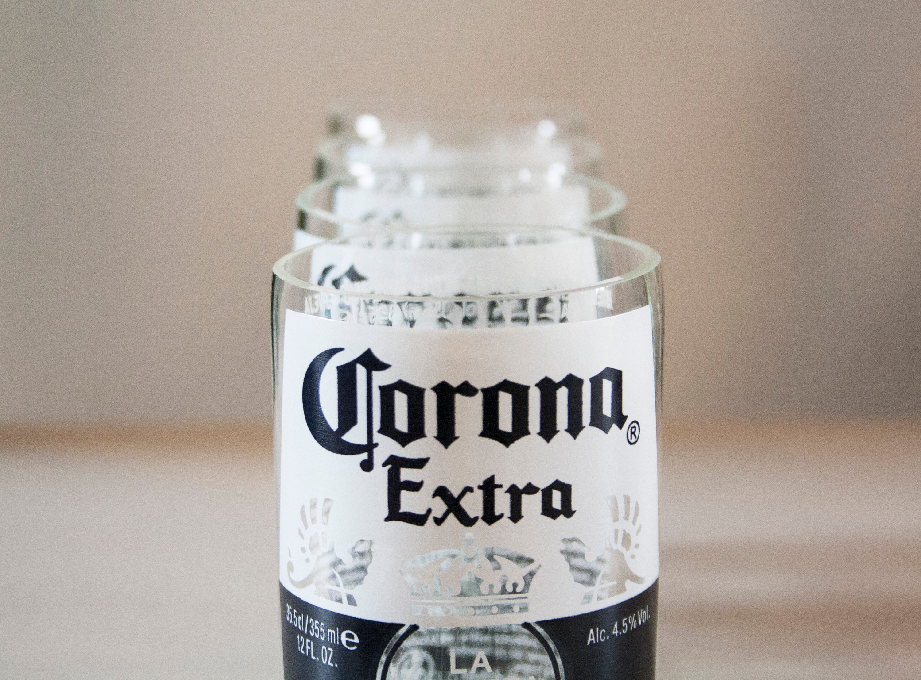 Corona Extra Bierglazen Drinkglazen Bierglazen Etsy België