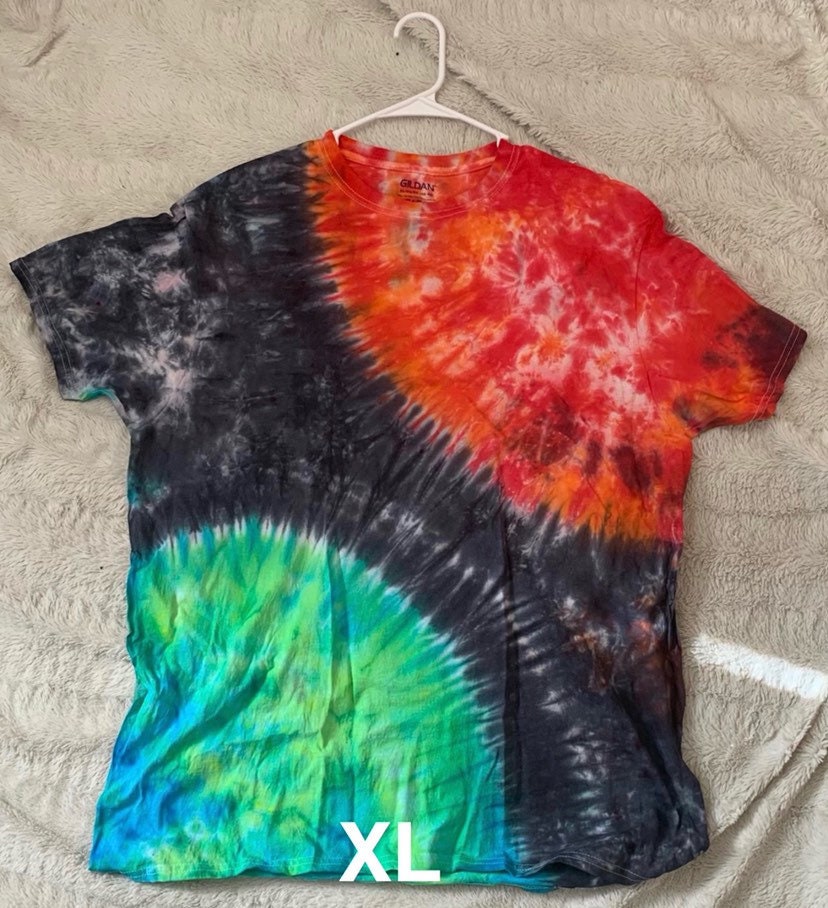 Sun and Earth Tie-dye T-shirt | Etsy