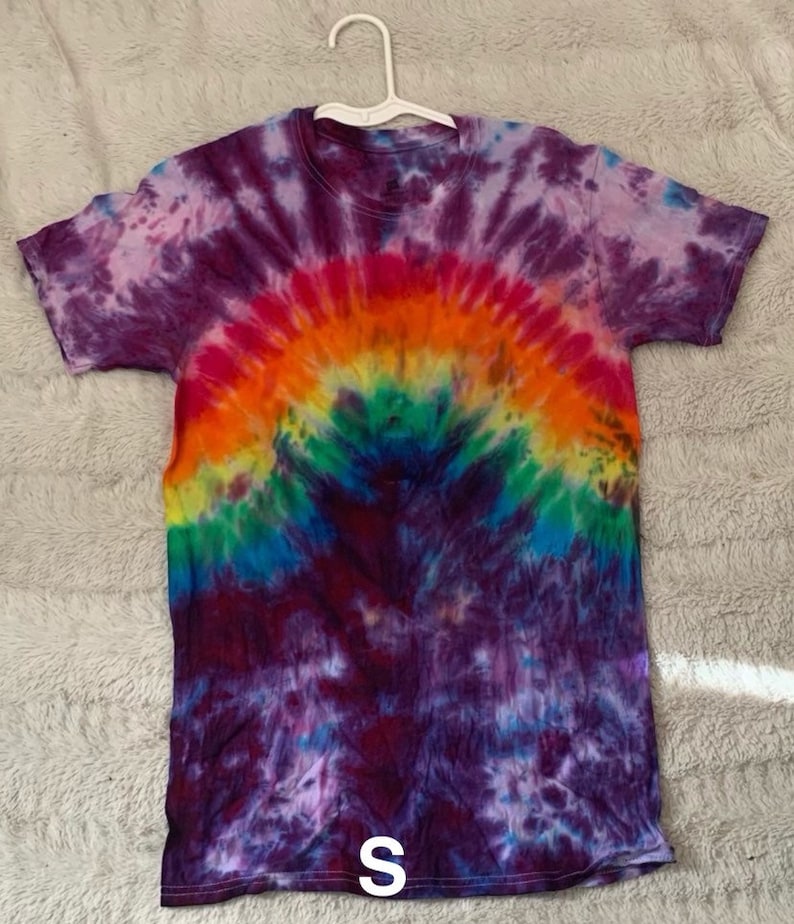 Rainbow Pride TieDye Shirt Etsy