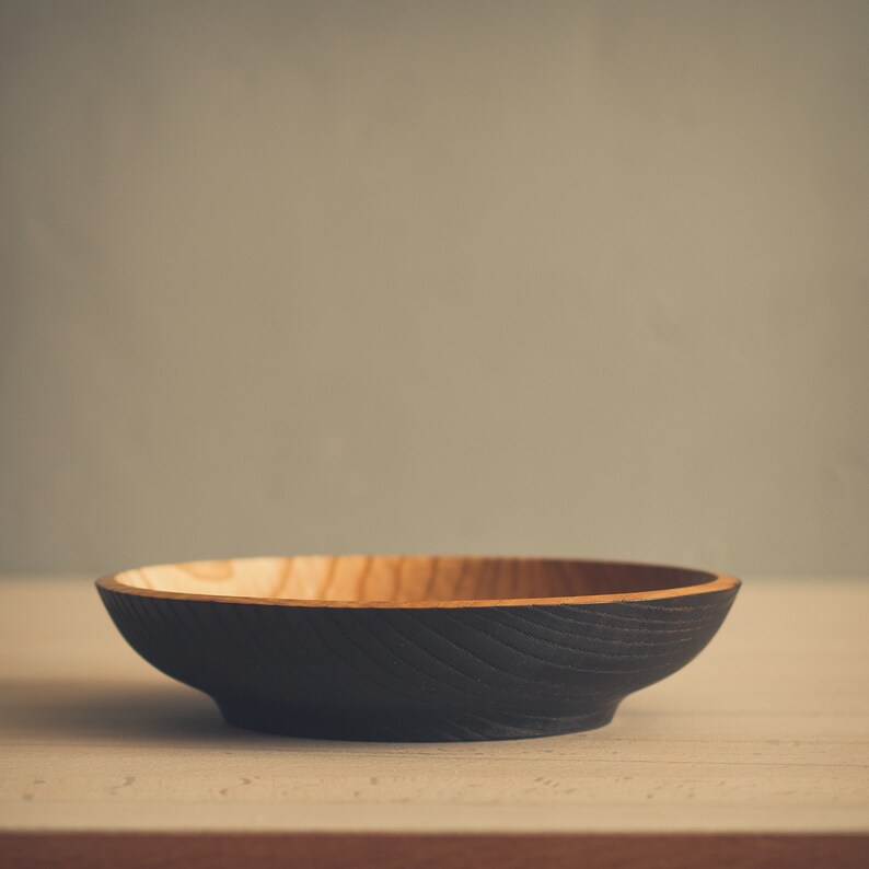 Ash Wood Tableware Cheap Black Serving Dishes Individual Etsy