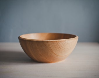 Stunning 12 Multi-tonal Wooden Serving Bowl