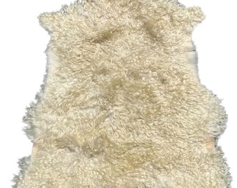 66-A-G4181 Angora Goat Skin Hide Pelt #1 Quality 9UL18