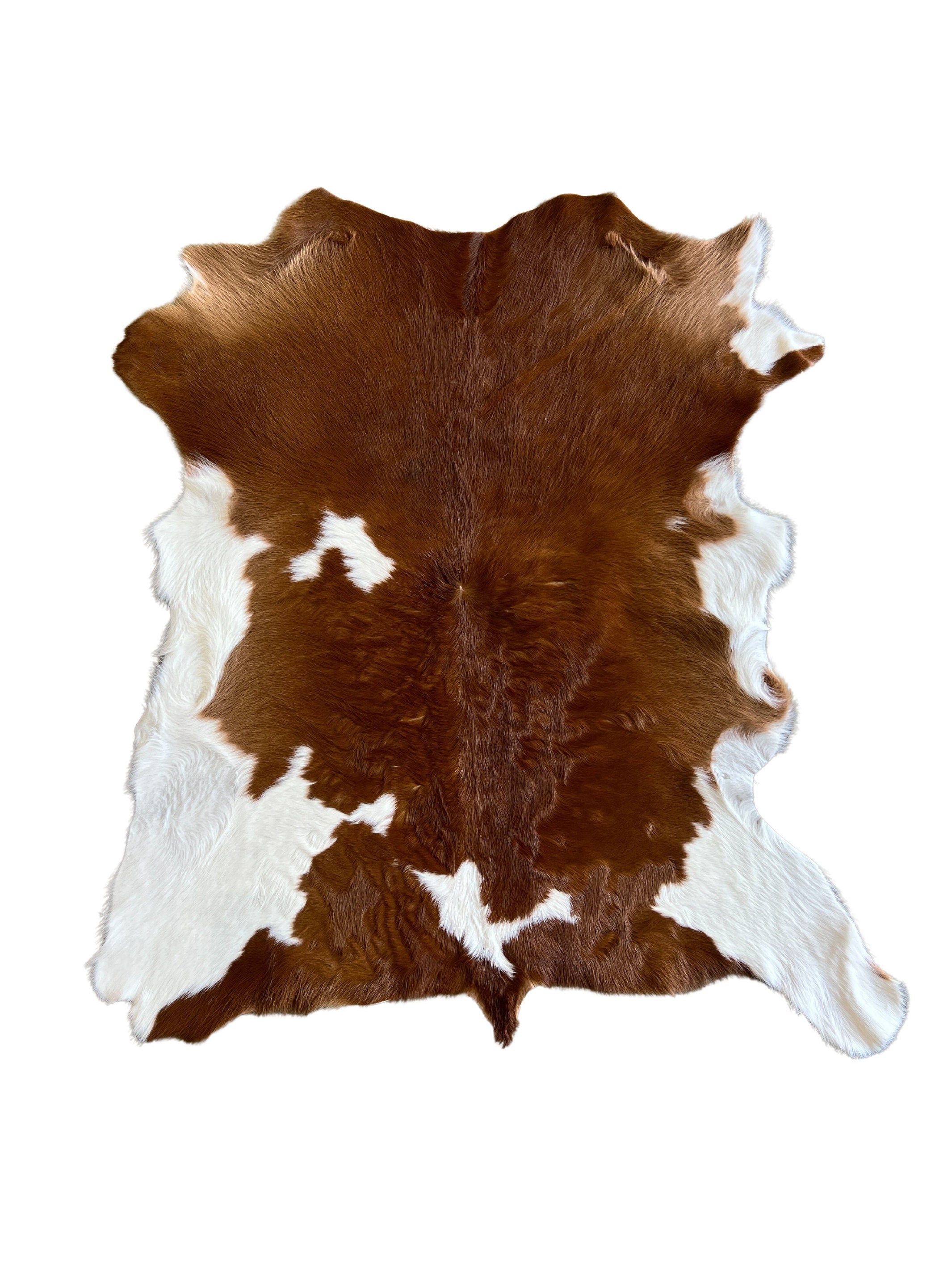  MENRIAOV Longhorn White Cowhide with Black And Brown