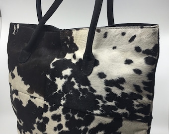 Cowhide Tote Bags - Patch & Solid