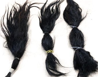 Horse tail hair dark brown