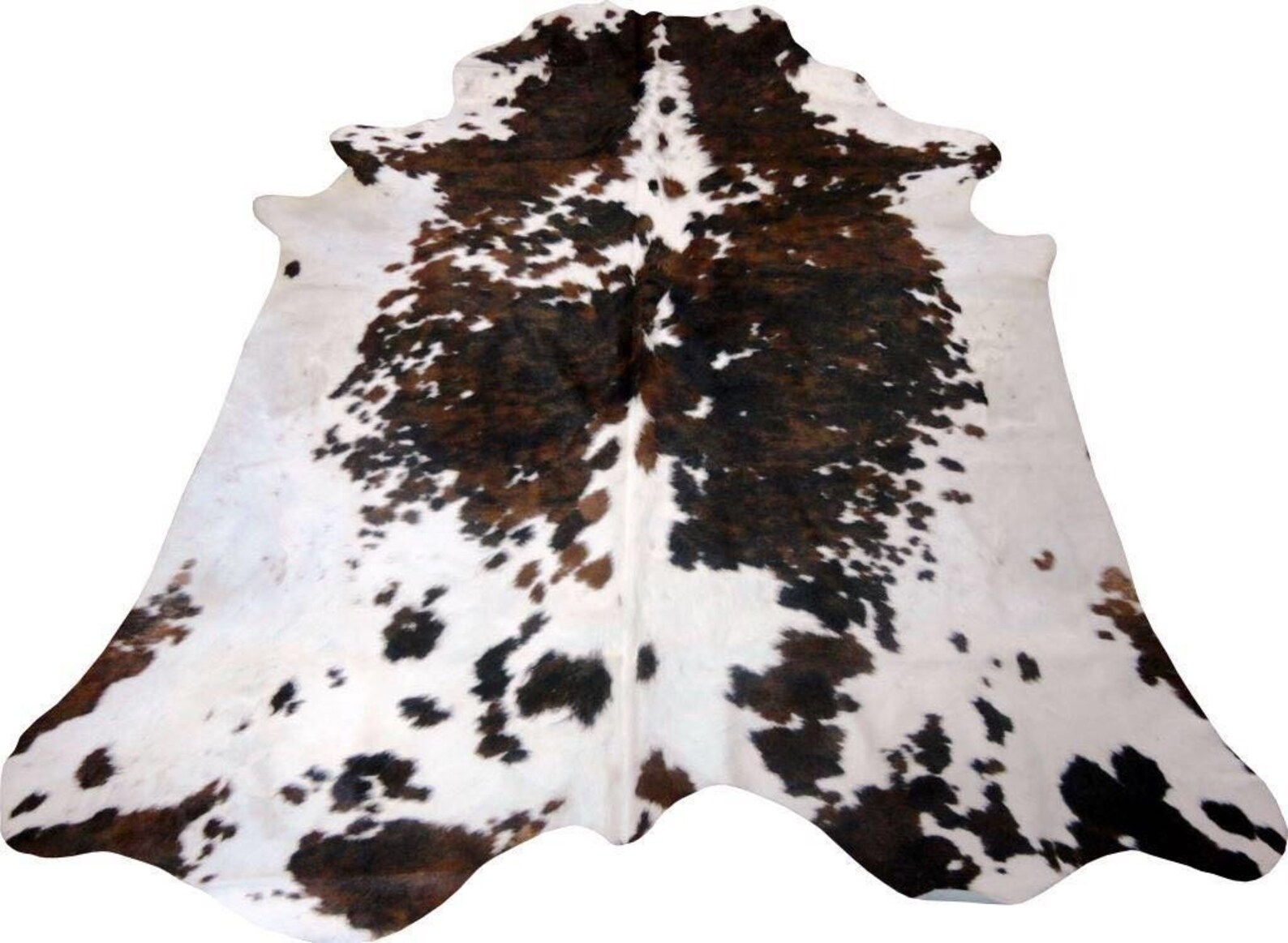 Pelo en piel de vaca tricolor Etsy España