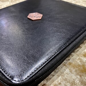 D20 | 5 set Dice Case | Wallet Vault Box | DnD Dice | stone and resin dice holder | Dungeons & Dragons | Pathfinder | Vegan Leather