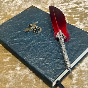 Vegan Leather Grimoire Journal: Metal Symbol, D&D, Pathfinder