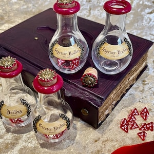 NEW Dungeons and Dragons Potion of Healing ALL 4 types for DnD, Dungeons and Dragons, Gifts RPG Props larping Gift