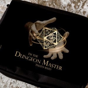 Dungeon Master dm Messenger Bag Dungeons and Dragons. Fantasy RPG Bag Dnd shoulder Messenger Bag for DnD Gifts RPG Gift Props Christmas gift