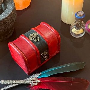 Dragon Dice Chest: Antique Bronze Finish, D&D Pathfinder Box