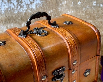 Dragon Bronze Dice Chest: Dungeons and Dragons, Pathfinder Storage Box