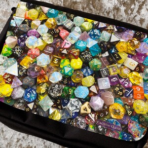 Dice Hoarder Dungeons and Dragons Messenger Bag. Fantasy rpg Bag LARGE Dnd shoulder Messenger Bag for Gifts RPG Pathfinder Christmas Gifts