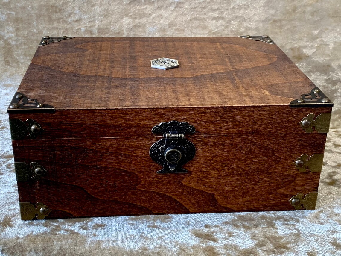 Chest Dungeons and Dragons Chest with metal D20 RPG box and Etsy