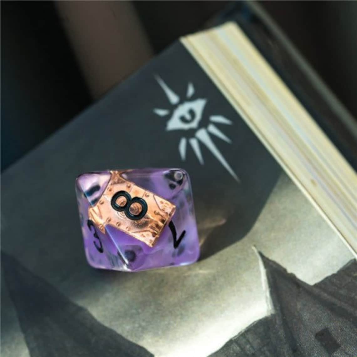 Pact Of The Tome Warlock Class Polyhedral Dice For Rpg Games | Etsy