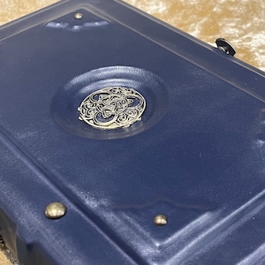 Celtic Book Box | Fantasy RPG | Dungeons and Dragons | Witchcraft | Genuine Leather | Dice | Accessory Holder | Christmas gift