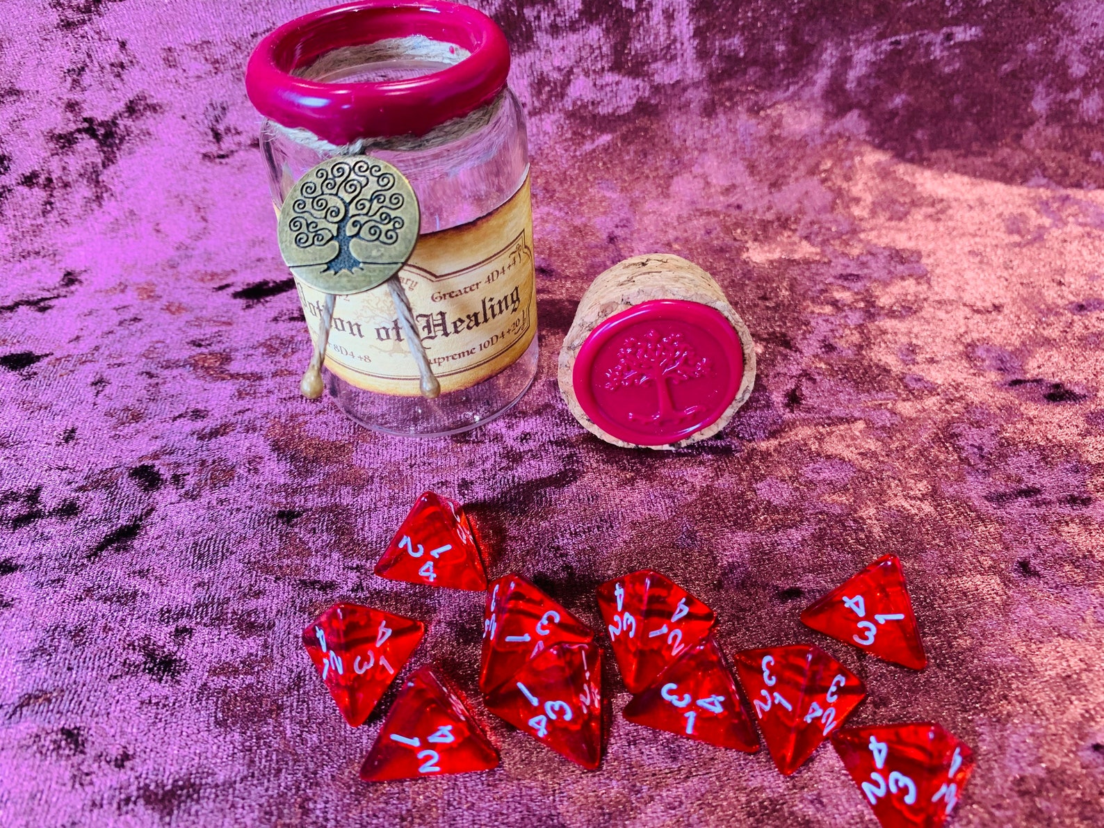 Donjons et Dragons DnD DnD5e Potion de guérison tous les 4 Etsy