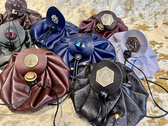 leather dice pouch