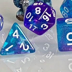 Dice Dungeons and Dragons DnD Poly Mystic Sparkle for RPG Games like Dungeons and Dragons and Pathfinder great Gifts for RPG games imagem 5