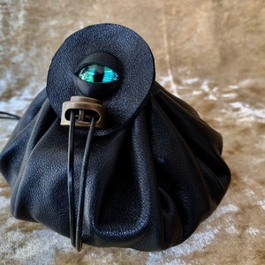 Leather Dice Bag: Dungeons and Dragons, RPG Coin Pouch