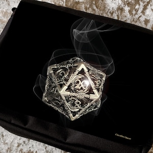 Metal Dragon Dice Messenger Bag Dungeons and Dragons. Fantasy rpg Bag LARGE Dnd shoulder Messenger Bag for Gifts Pathfinder Christmas Gifts