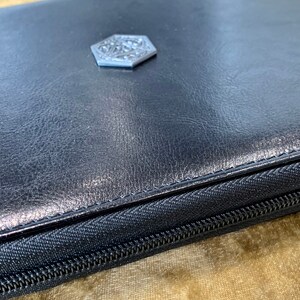 D20 | 5 set Dice Case | Wallet Vault Box | DnD Dice | stone and resin dice holder | Dungeons & Dragons | Pathfinder | Vegan Leather
