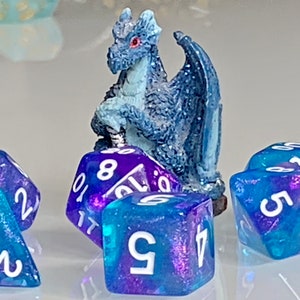 Dice Dungeons and Dragons DnD Poly Mystic Sparkle for RPG Games like Dungeons and Dragons and Pathfinder great Gifts for RPG games image 1