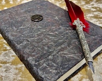 Tree of Life Journal: Vegan Leather Grimoire, D&D Notebook