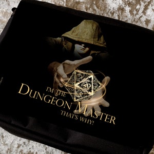 Dungeon Master dm Messenger Bag Dungeons and Dragons. Fantasy RPG Bag Dnd shoulder Messenger Bag for DnD Gifts RPG Gift Props Christmas gift image 1