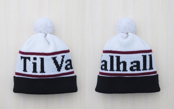 nordic runes Christmas Llama Logo Beanie Hat Winter Warm Knit Skull Cap for Mens//Womens