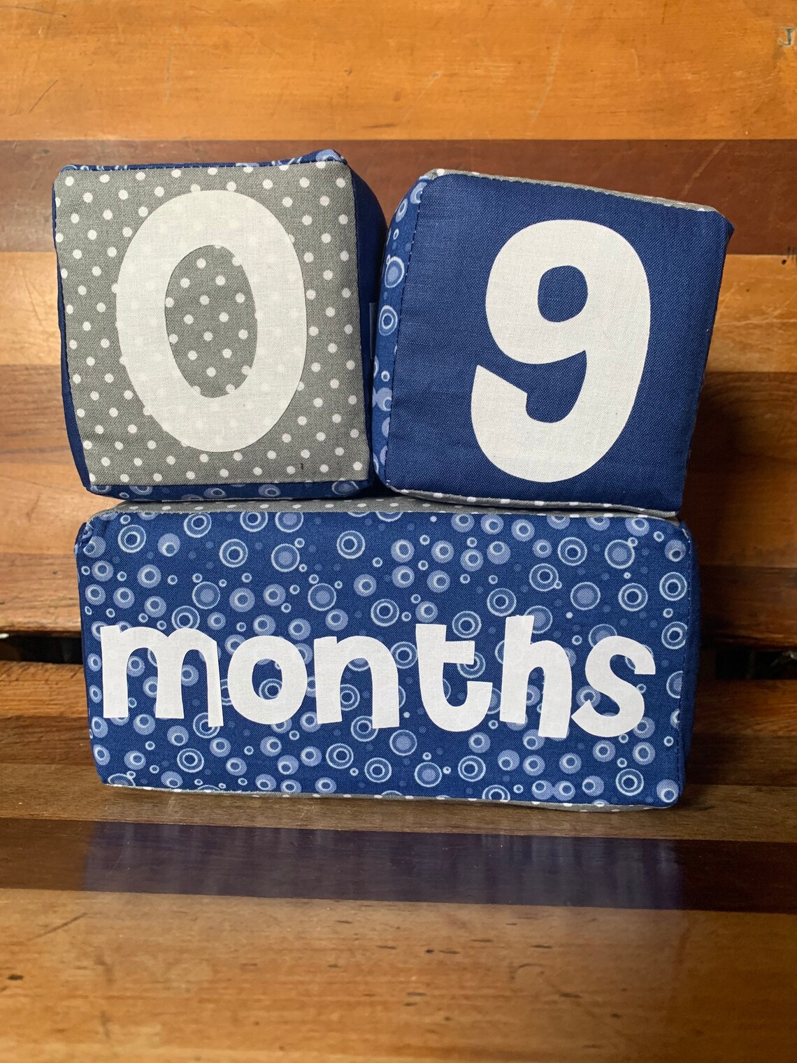 Baby Milestone Blocks Soft Fabric Blocks Baby Picture Props Etsy