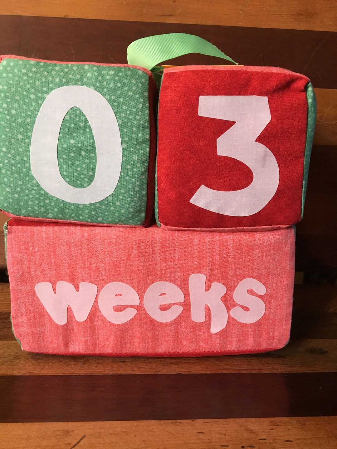 Baby Milestone Blocks, Soft Fabric Blocks, Baby Picture Props, Baby
